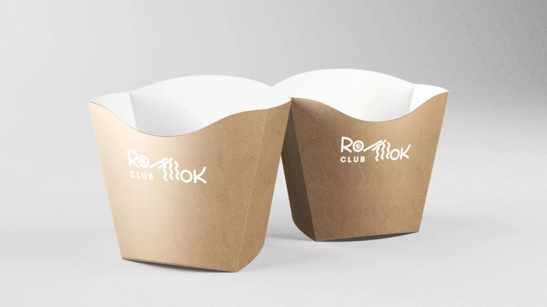 Создание логотипа суши-бара «Roll Wok Club» в Кириллове