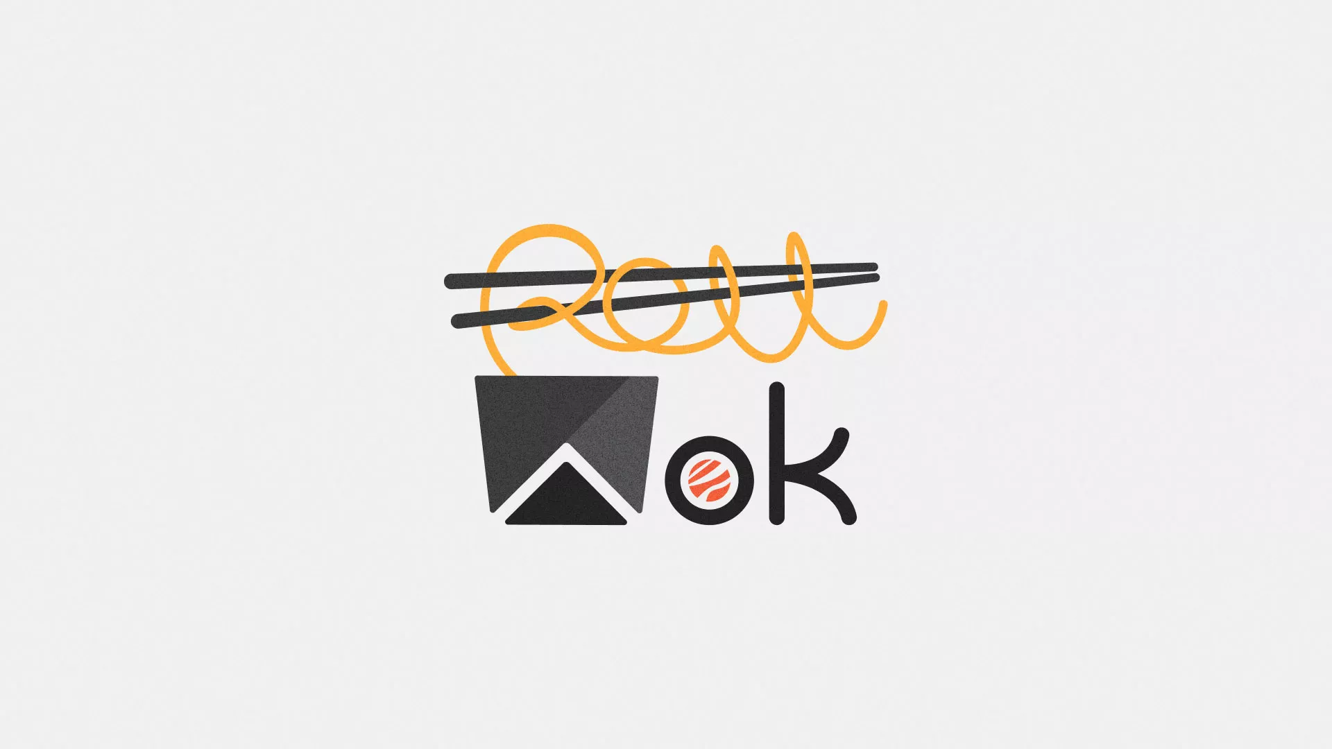 Разработка логотипа в Кириллове для суши-бара «Roll Wok Club» Разработка логотипа в Кириллове для суши-бара «Roll Wok Club»